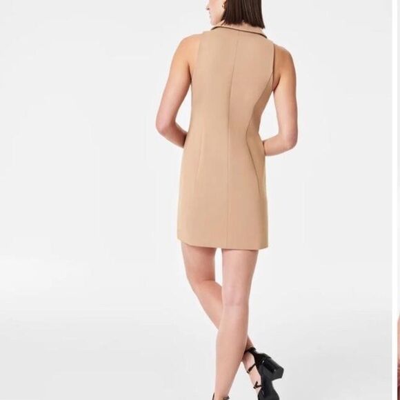 Spanx Ponte The Perfect Vest Dress Size Large in Toffee - Picture 6 of 6